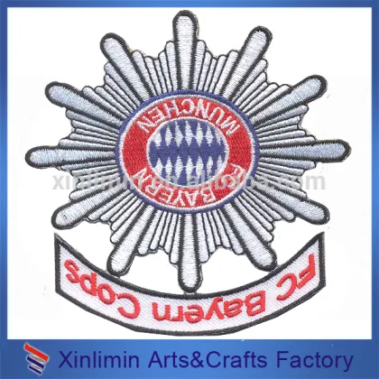 Factory wholesale newest design 100% pvc tag embroidered brand patches