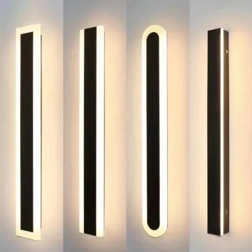 Outdoor LED Long Strip Solar Wall Lamp 9W-48W