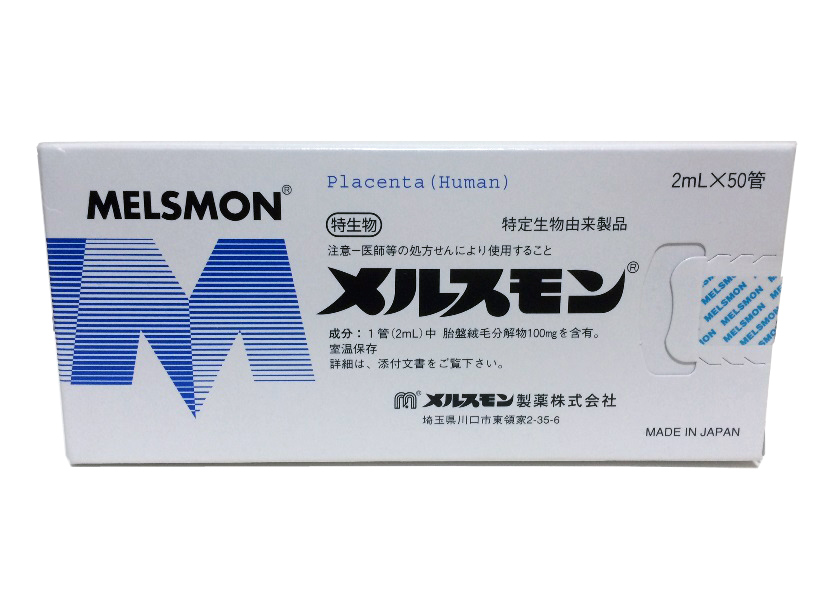 Прямая инъекция продаж Melsmon Placenta Extract Japan