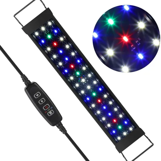 IP68 Waterproof RGB LED Aquarium Light - 24/7 Operation & Customizable Colors