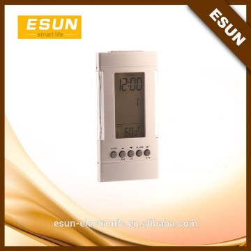 Colorful Mulitifunctional LCD digital alarm desk table clock with thermometer weather station clock