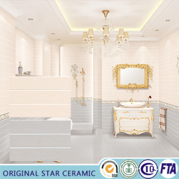 300x450 Glossy glazed ceramic bathroom wall tile