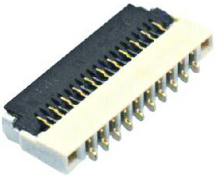 Connecteur de type à bascule arrière FPC de 0,5 mm