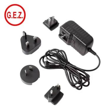 Interchangeable Power Supply Wall Type Power Adapter