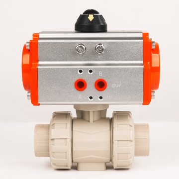 Katup Bola PPH Pneumatik DN15 hingga DN100