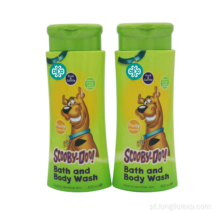 Gel de banho para lavagem corporal com brilho da marca 400ML personalizado