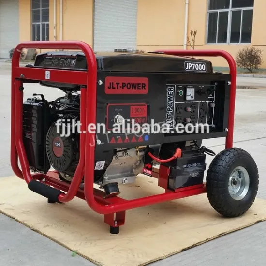 New design 5kw gasoline generator with wheels electric start