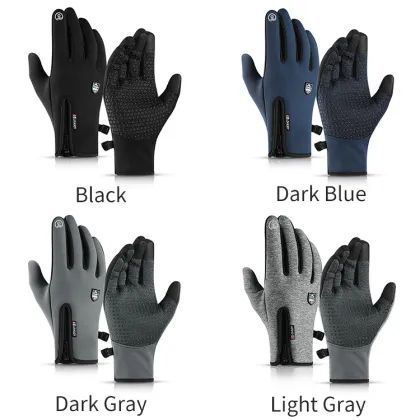 RTS Waterproof Windproof Winter Cycling Touch Screen Skiing Gloves