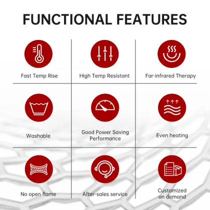 5V USB Graphene Panel Thermal Battery Powered Heating Pad