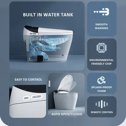 High Tech Automatic Smart Toilet Bowl