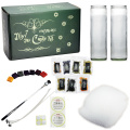 Kit de fabricación de velas de cristal de cristal de DIY 7 días