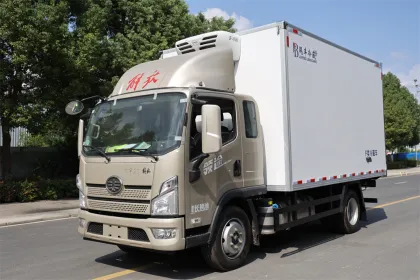 4x2 FAW 160HP Refrigerated Truck