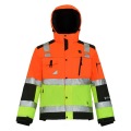 Hi vis class3 seaicéad geimhridh machnamhach uiscedhíonach breathable