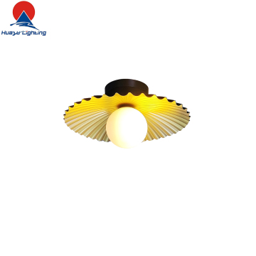 Modern Square Metal Acrylic Ceiling Lamp for Living Room and Bedroom
