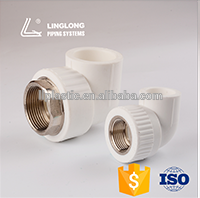 Plastic irrigation system pipe fittings female elbow