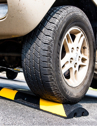 Traffic Road Safety Rubber Speed Ramp