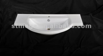 Resin Bathroom wash basin WLU138-900