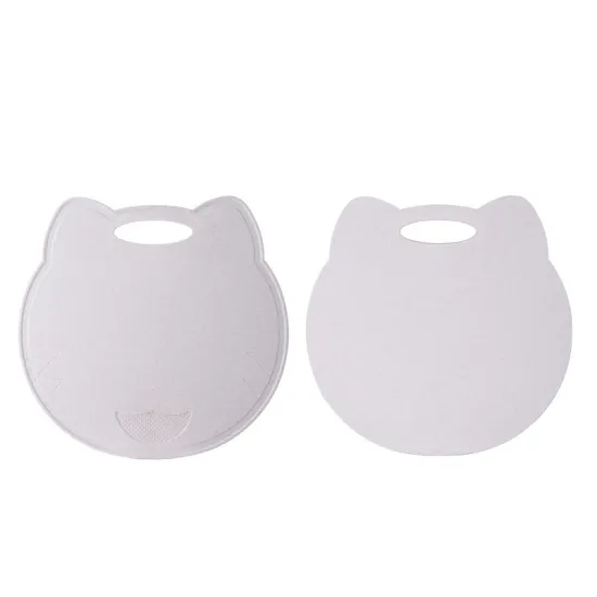 Cat-Shaped Wheat Straw Eco-Friendly Plastic Chopping Board with Handle: A Sustainable Addition to Your Kitchen Tabletop
