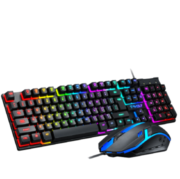 TF 230/200 RGB Backlit Wired Keyboard Mouse Combo for Gamers