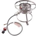 Round Stainless Steel Outdoor Propane Burner