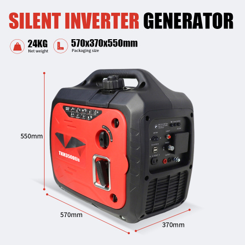 Generador inversor de gasoducto silencioso portátil de 3000 W