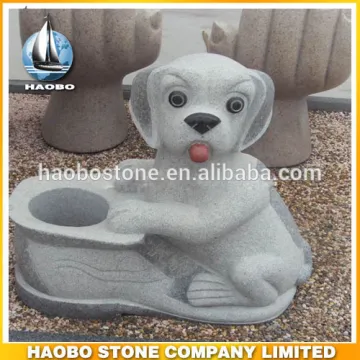 High Quality pierre chiens granite animal craving sculpure