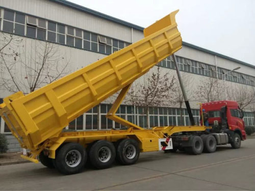 32m3 Back Dump Semi-trailer with HYVA lifting 3 Axles