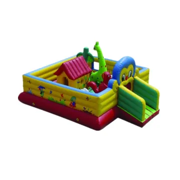 Giant 8x8x5M Outdoor Inflatable Obstacle Course Playland for Amusement Parks