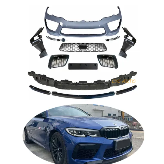 G20 M8 Front Bumper with Lower Grille Parts Bodykit for BMW 3 Series G20 G28