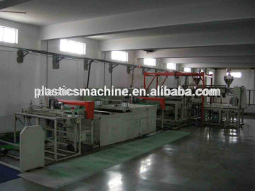 Artificial lawn machine, plastic door mat production line