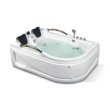 Rectangle Two Person Massage Freestanding Bathtub