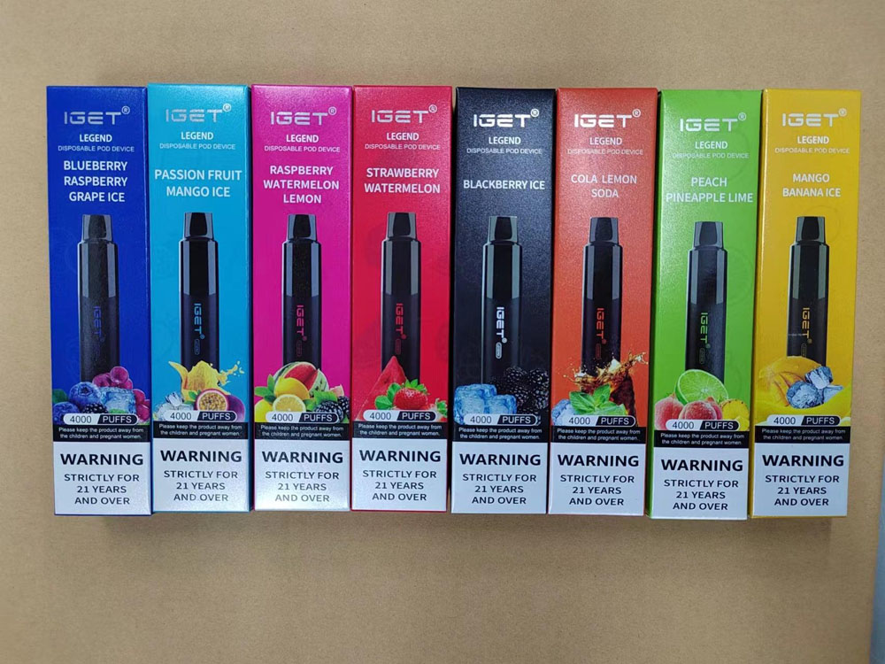 Australien Hot Iget 4000 Puff Bar Vape Stift