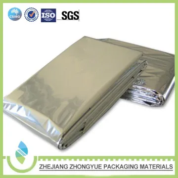 First aid aluminum foil & PET emergency blanket,rettungsdecke