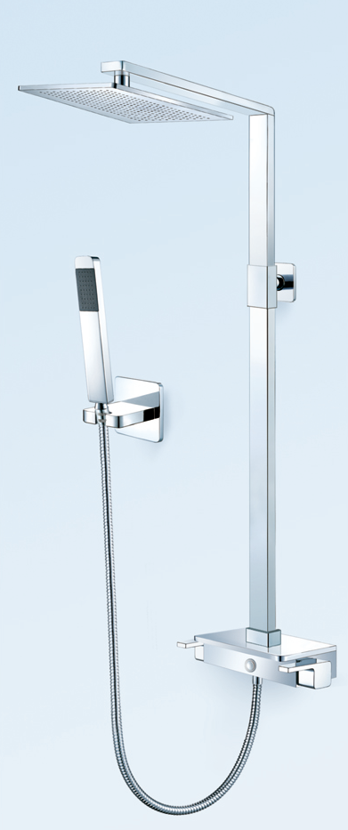 Pudo Exposed Shower System with Shower Head ○