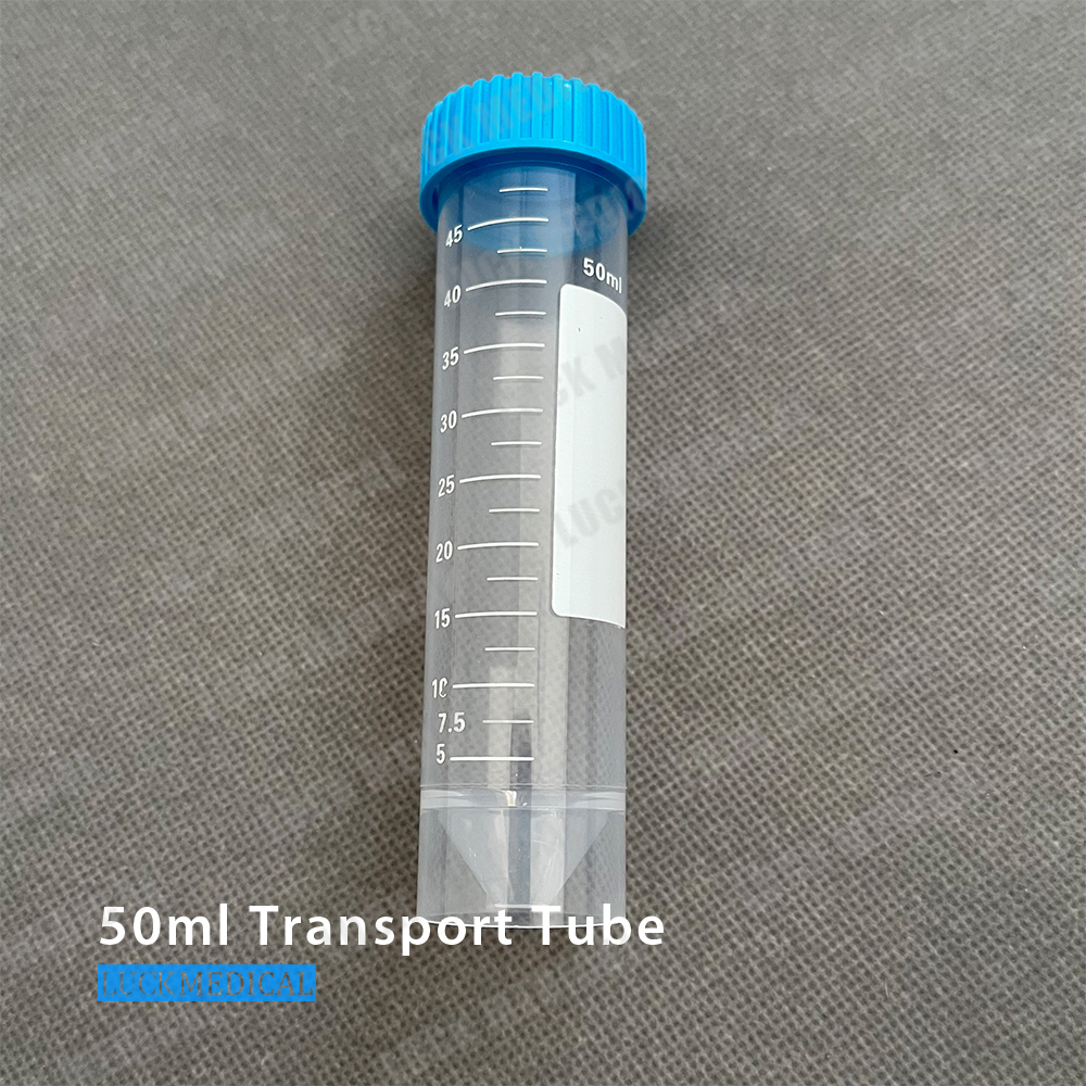 Транспортная пластиковая трубка 50 мл для лабораторного использования FDA