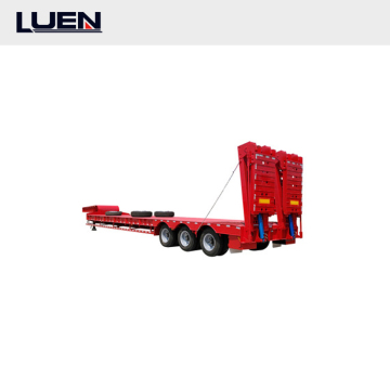 Luen Semi Transport Low Bed Trailer: Heavy Duty Flat Bed Truck Trailer