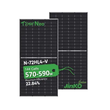 High-Quality Jinko Solar Panels: Available in Various Power Ratings - 570W, 575W, 580W, 585W, and 590W