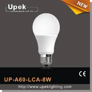 A19 B22 e27 8w led bulb 800 lumen