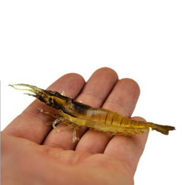 Brown 90mm 3.8g Fishing Shrimp Lures - Soft Plastic Bait