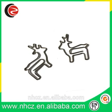Stationery Animal Metal Sika Deer Paper Clips