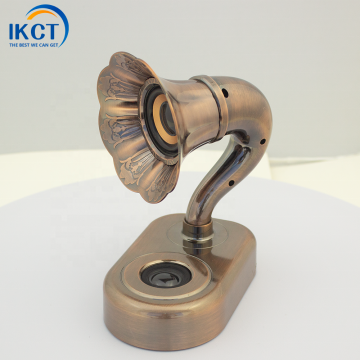 Retro 3D -högtalare - Gramophone Mini -kort USB -radio för datorer och mobiltelefoner