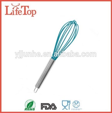100% FDA Grade and BPA Free Heat Resistant Non-Stick Silicone Egg Whisker