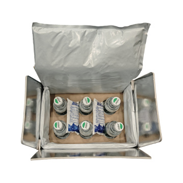 Caixa isolada para transporte de bebidas