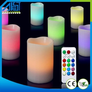 led Colour changing candle making wax