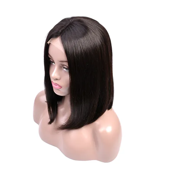 the cheapest human hair 8 10 12 14 inch short Brazilian straight human hair bob transparent lace front wig for summer