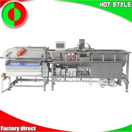 Vortex Fruit Cleaning Machine: Large Ozone Vegetable Washing System for Kitchen Food Processing