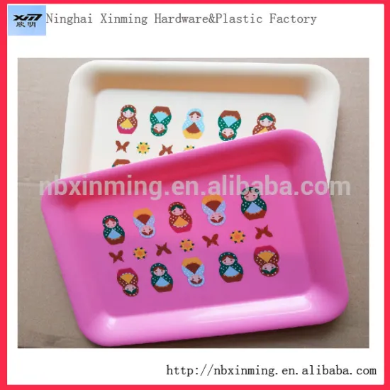 2017 plastic non-slip Serving Tray