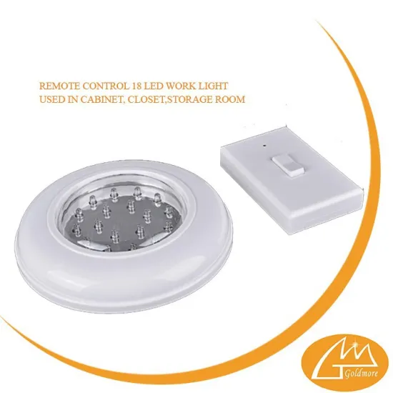 Goldmore2 ABS wireless 18 led work light/ceiling light/wall light with remote control