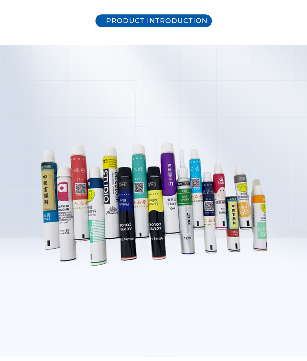 Mixed Size Paint Laminated Aluminum Tubes X