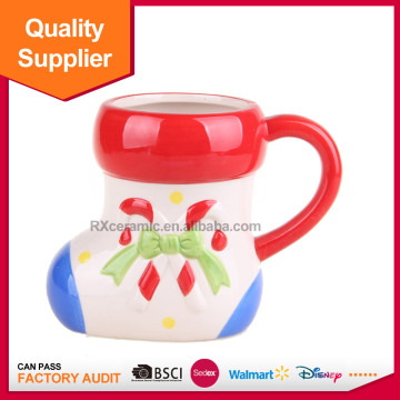 new products shoes shape ceramic office mugs for Christmas